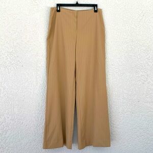 The Limited stretch lined office/business striped wide leg pants size 10
